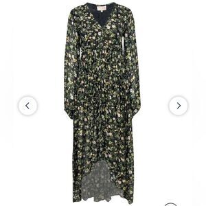 Rococo Sand Floral High Low Dress